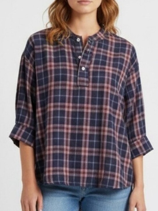 Free People Tops - CP Shades x Free People Doublecloth Plaid Top XS